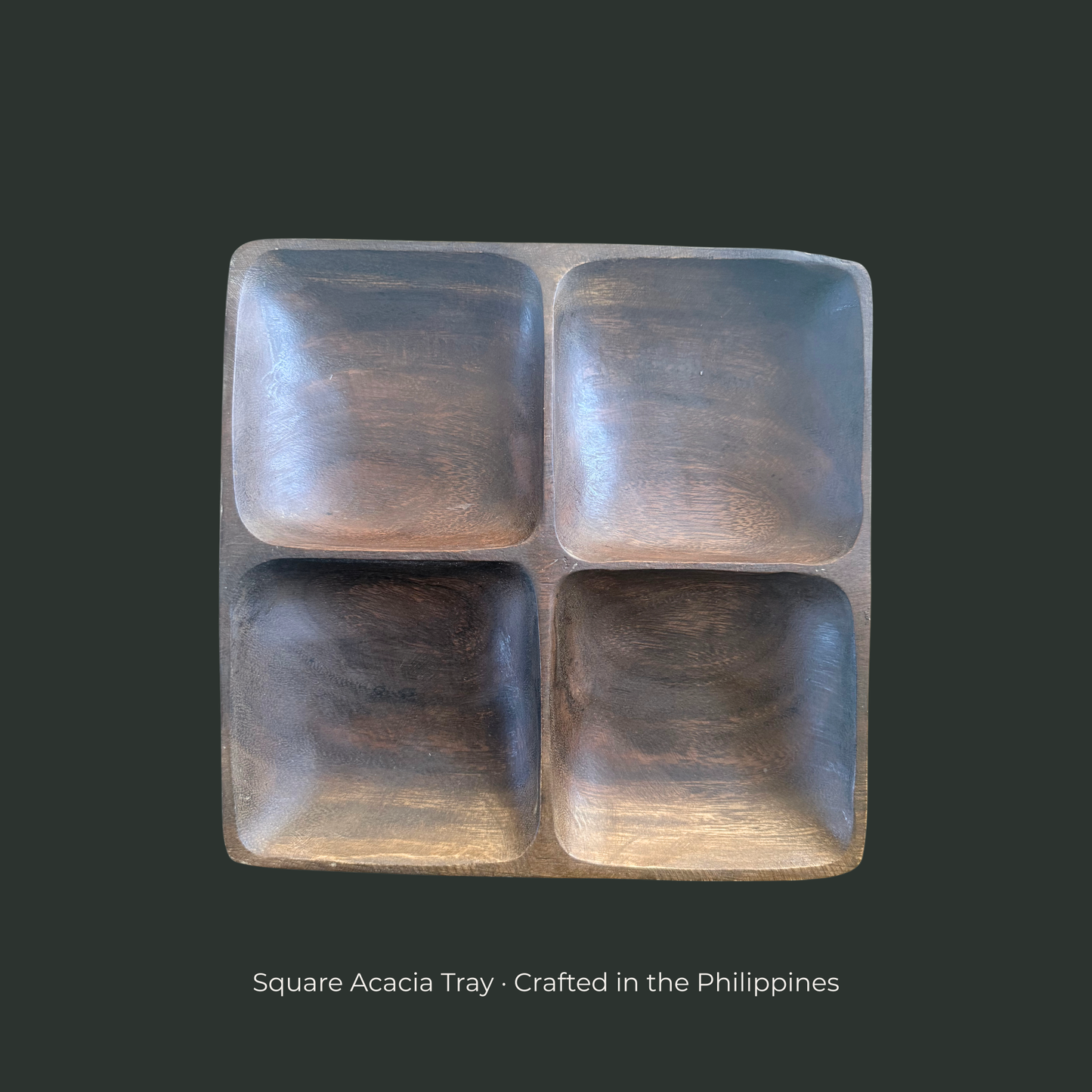 Square Acacia Tray
