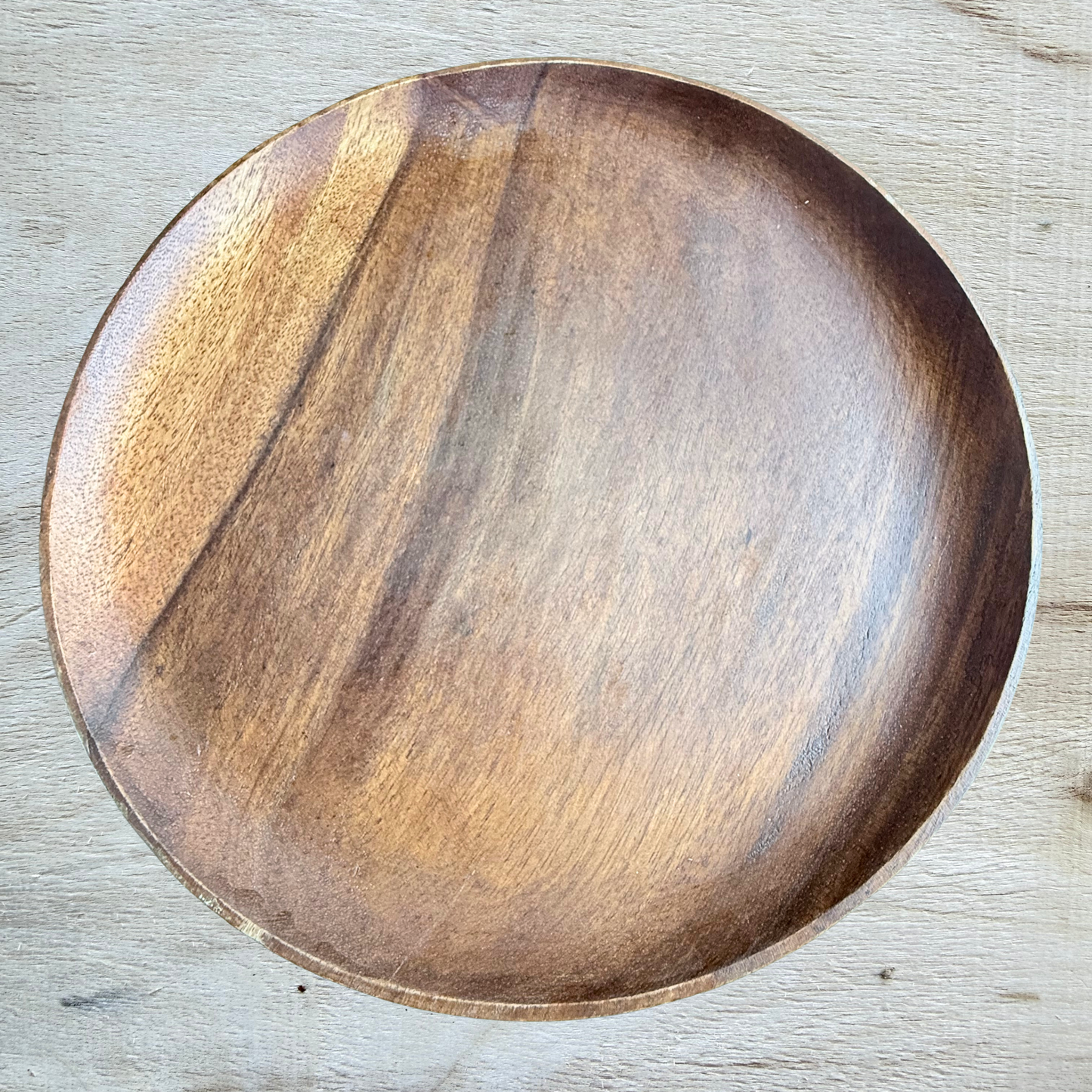 Round Acacia Platter