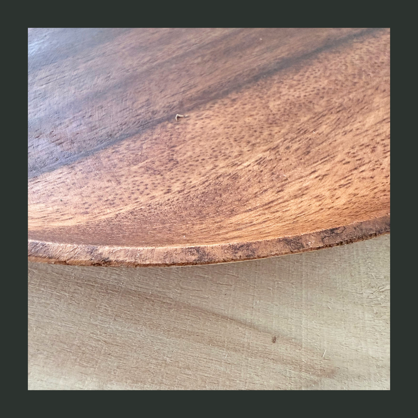 Round Acacia Platter