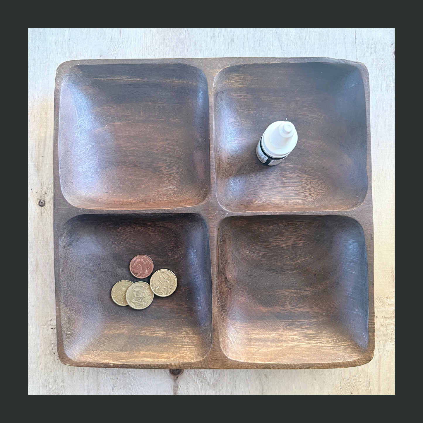 Square Acacia Tray